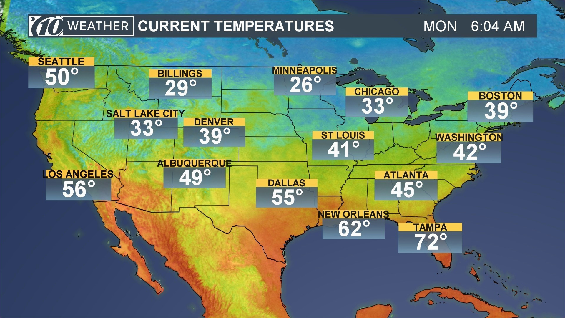 Usa Today Weather Map Forecast USA Map