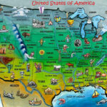 USA Tourist Map Tourist Map Of USA Northern America Americas