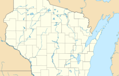 Usa Wisconsin Location Map Mapsof Net