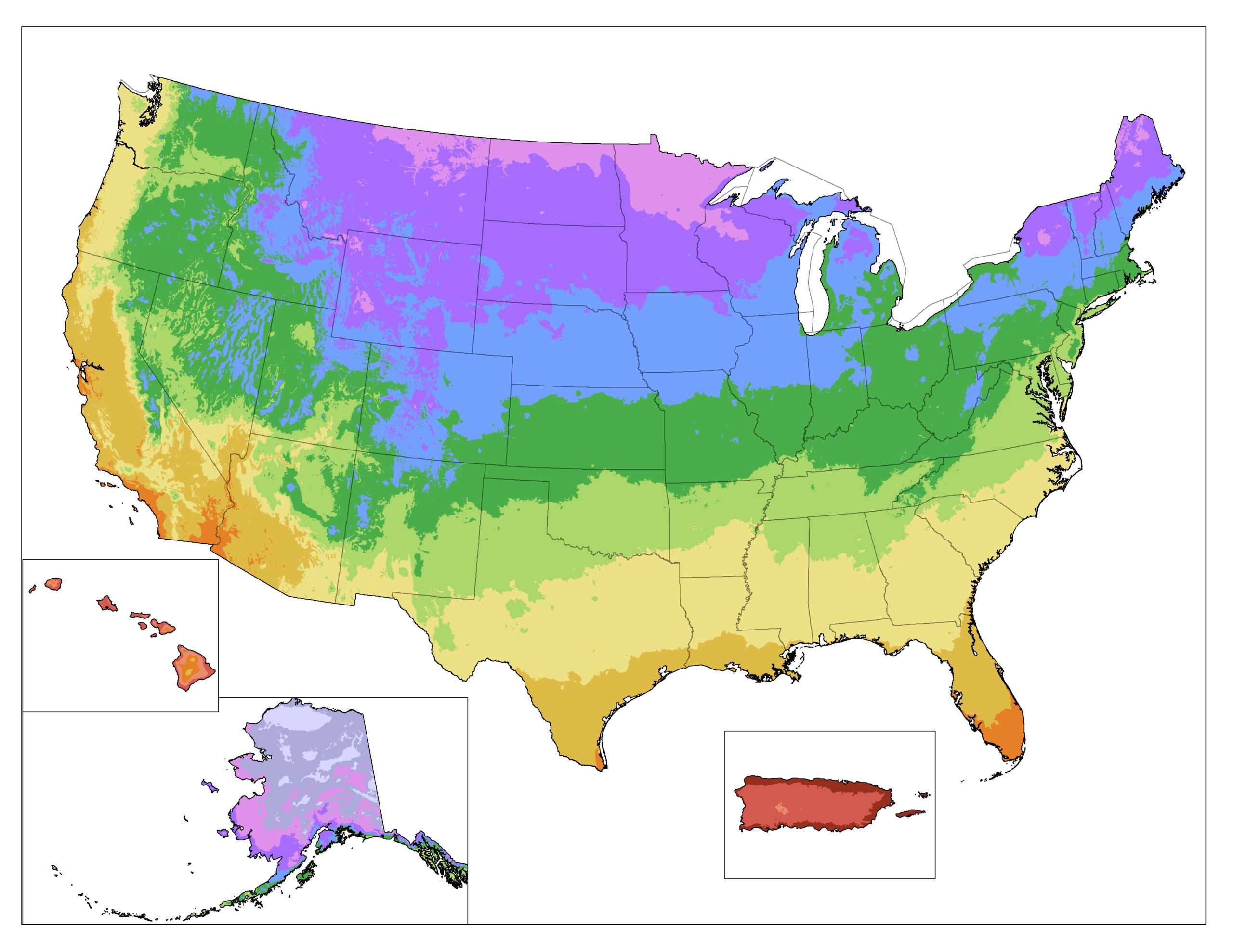 USDA Cold Hardiness Map Zone Finder