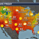 Weather Channel Us Weather Map Today Current US Surface Weather Map