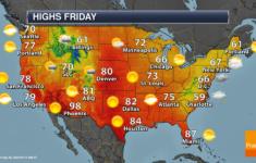 Weather Channel Us Weather Map Today Current US Surface Weather Map