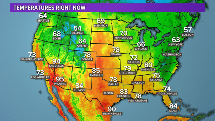 USA Weather Map Today