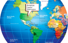 Where Is America Big Size World Globe