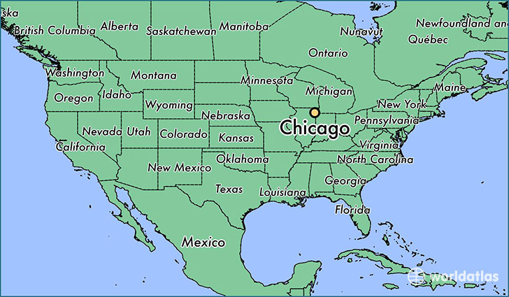 Where Is Chicago IL Chicago Illinois Map WorldAtlas