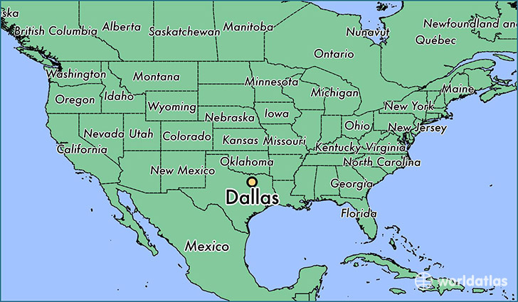 Where Is Dallas TX Dallas Texas Map WorldAtlas