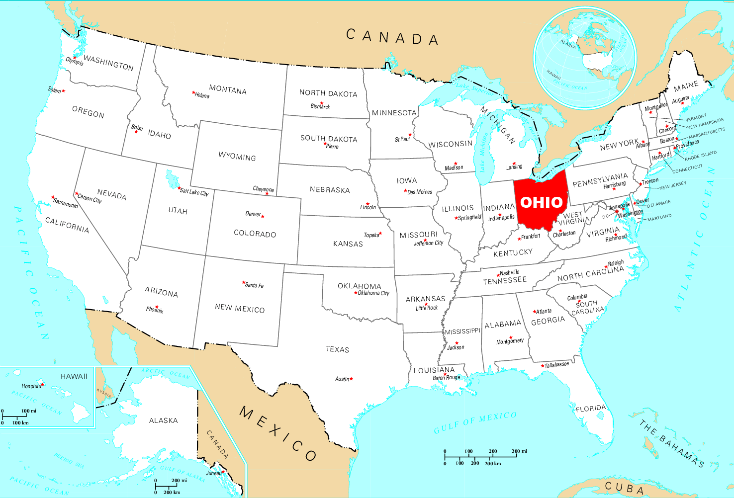 Where Is Ohio Located Mapsof