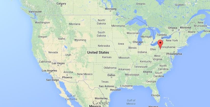 Where Is Pittsburgh On Map Of USA