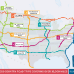 11 Epic Cross Country American Road Trips | Road Trip Usa With Regard To Cool Printable Map Of Usa For A Car Texas Road Trip