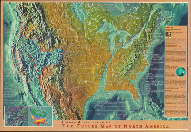 Edgar Cayce Future Map of America Edgar Cayce Future Map of America