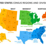 5 Us Regions Map And Facts | Mappr Within Printable Usa 5 Regions Map