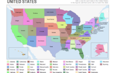 7 Printable Blank Maps For Coloring - All Esl in Free Printable Usa Map With Word Bank