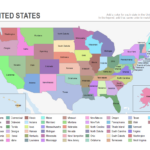 7 Printable Blank Maps For Coloring   All Esl Regarding Free Printable Colored USA Map