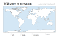 7 Printable Blank Maps For Coloring - All Esl with Usa Map 7 Continents Printable To Fill In
