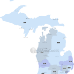 Area Code Map   Interactive And Printable Throughout Area Codezones Map USA Printable