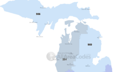 Area Code Map - Interactive And Printable throughout Area Codezones Map USA Printable