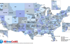 Area Code Map - Interactive And Printable with Printable Area Code Map Usa