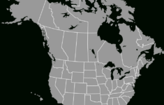 Blank Map Of Canada, Usa And Mexico — Ultimaps in Printable USA Map with States and Canada
