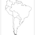 Blank Map Of South America – Outline, Countries, Capitals Throughout South USA Map Printable