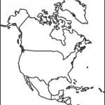 Blank North America Map – Outline, Countries [Image/Pdf] Within Blank World Map Printable Usa Centered