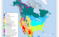 Climate Zones Of North America in Climate Map USA Printable