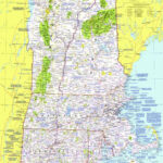 Close Up Usa, Western New England   Published 1975 Map With Printable Map Of New England USA