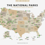 Complete National Parks List 2024 (+ Printable Map) In Printable Map Of National Parks In USA