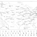 Download And Color A Free World Or United States Map With Flags For Usa Map Black And White Printable Territories