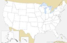 Download Free Us Maps pertaining to Blank Map of USA States Printable