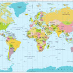 ▷ World Map To Print | High Quality Maps【Free】 Within Large Printable USA And Europe Map