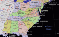 Eastern United States · Public Domain Mapspat, The Free, Open inside Printable Map Of Eastern Usa