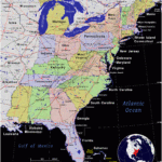 Eastern United States · Public Domain Mapspat, The Free, Open Throughout Free Printable Map Of Eastern Usa