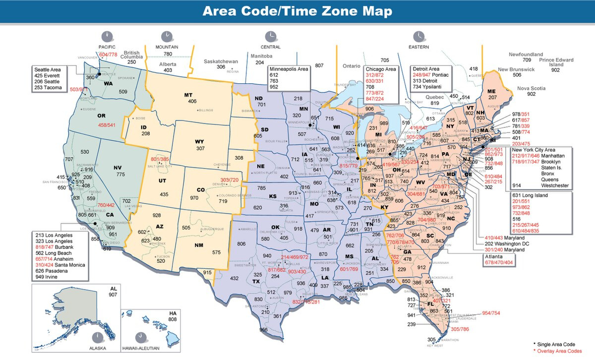 File:area Codes &amp;amp; Time Zones Us - Wikimedia Commons regarding Time Zone Map Printable Free USA Zones