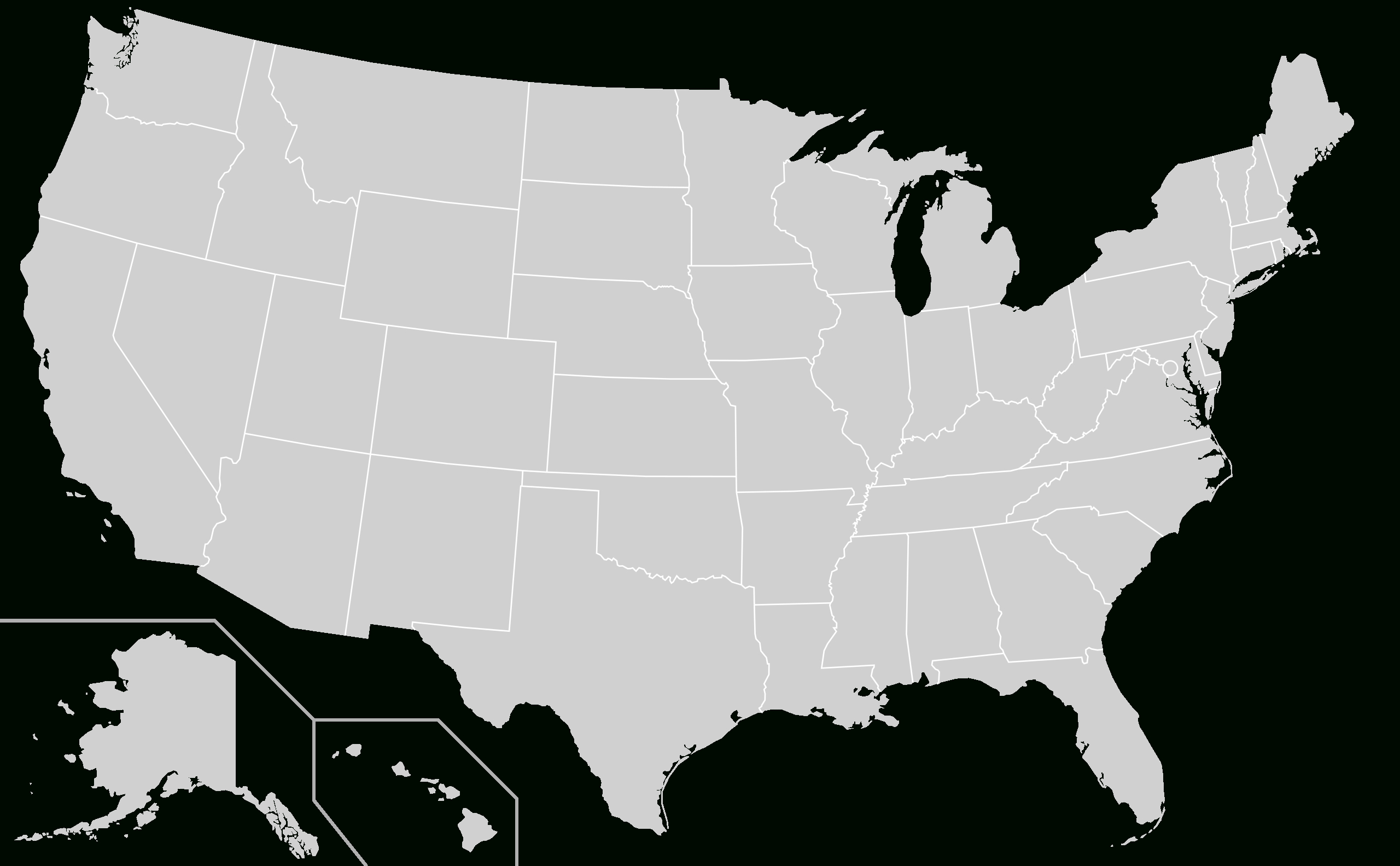File:blank Us Map (States Only).Svg - Wikimedia Commons with regard to Blank Map Of Usa Names Electoral Votes Printable 2025