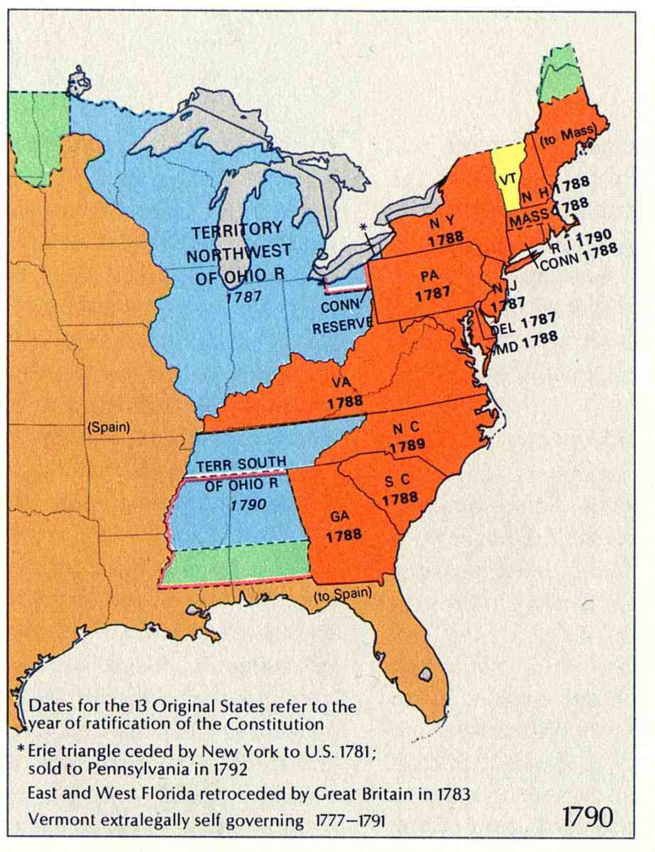 File:map Of Territorial Growth 1790 Sm - Wikimedia Commons regarding Printable USA Map 1790