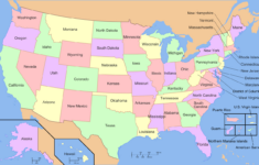 File:map Of Usa With State And Territory Names 2 - Wikimedia intended for Printable Map of US Territories