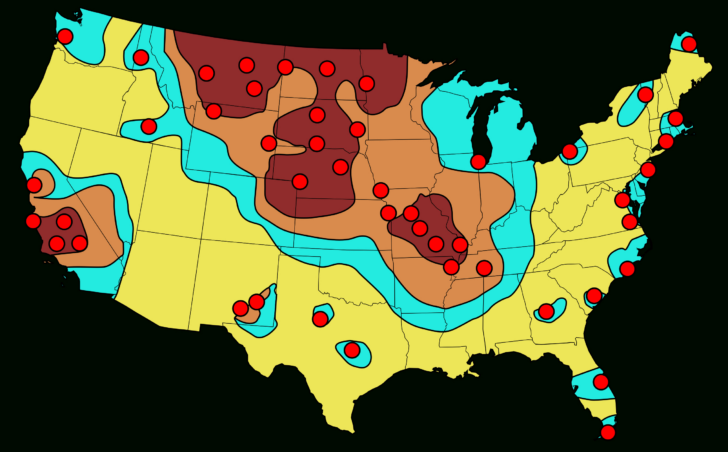 Printable USA Nuclear Target Map Printable USA Nuclear Target Map