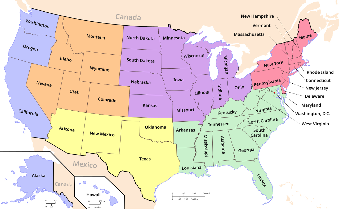 File:usa States Map - Educational.svg - Wikimedia Commons for Usa State Map Learning Printable Free