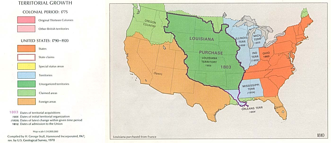 File:usa Territorial Growth 1810 - Wikimedia Commons for Expansion Of Usa Map Printable
