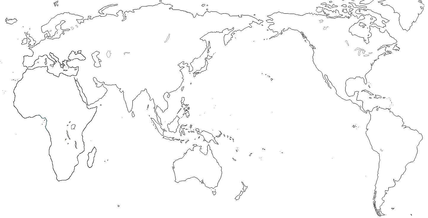 File:world Map With The Americas On The Right - Wikimedia Commons regarding Blank World Map Printable Usa Centered