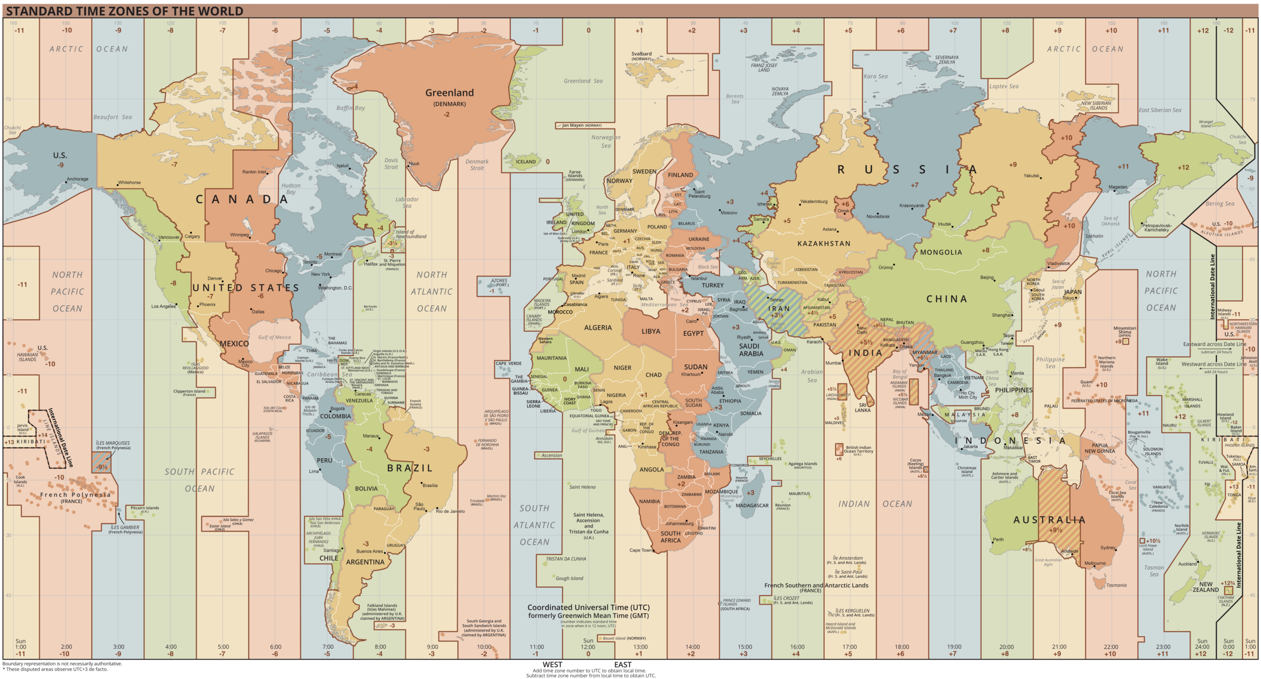 File:world Time Zones Map - Wikimedia Commons intended for Gmt Time Zone Map USA Printable