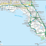 Florida Road Map For Free Printable Map Of Florida USA