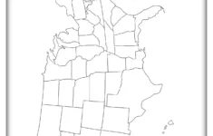 Free Blank Us Map Printable (&amp; Other Goodies) - The Facts Institute in Map Of Usa States Black And White Free Printable