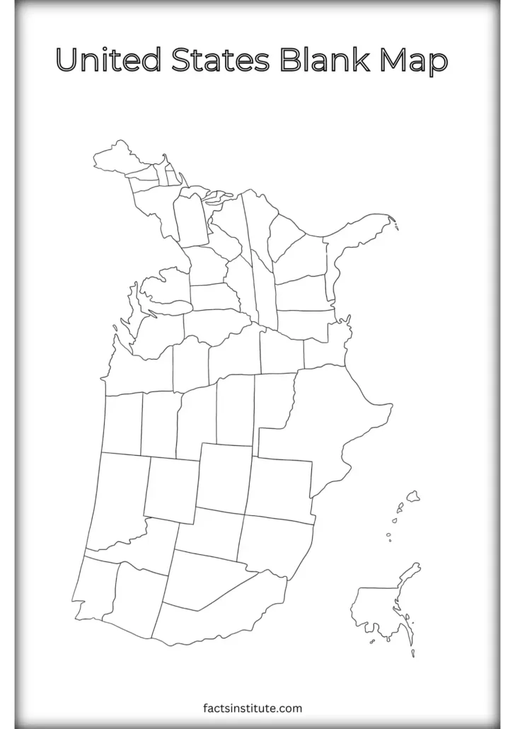 Map of USA States Black and White Free Printable Map of USA States Black and White Free Printable