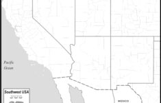 Free Map Of Southwest States throughout Printable Map of Southwest USA