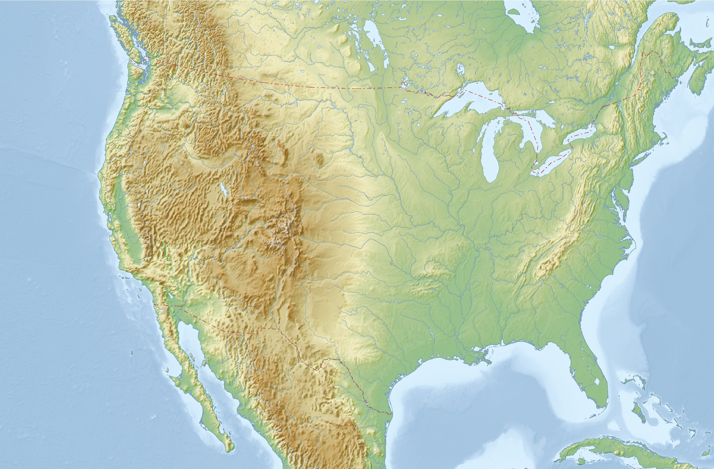 Free Maps Of The United States | Mapswire for Geographic Map of USA Printable