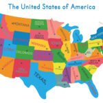 Free Printable Map Of The United States Throughout Printable USA Map For Kids