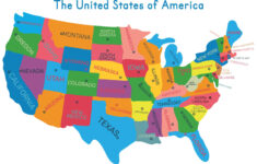 Free Printable Map Of The United States throughout Printable USA Map For Kids