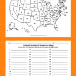 Free Printable Maps Of The United States Bundle Inside Usa Map Printable Fill In The States