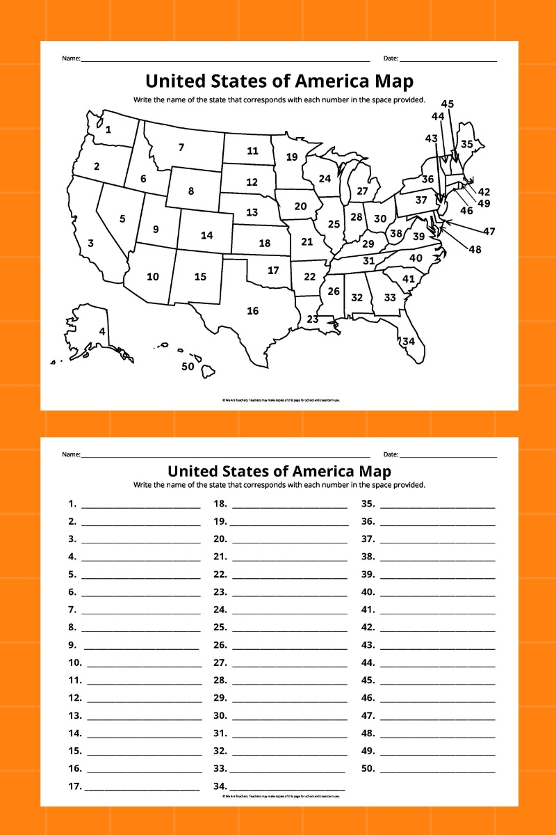 Free Printable Maps Of The United States Bundle inside Usa Map Printable Fill In The States